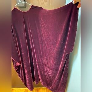 BOYSENBERRY 3/4 LENGTH SILK VELVET KIMONO